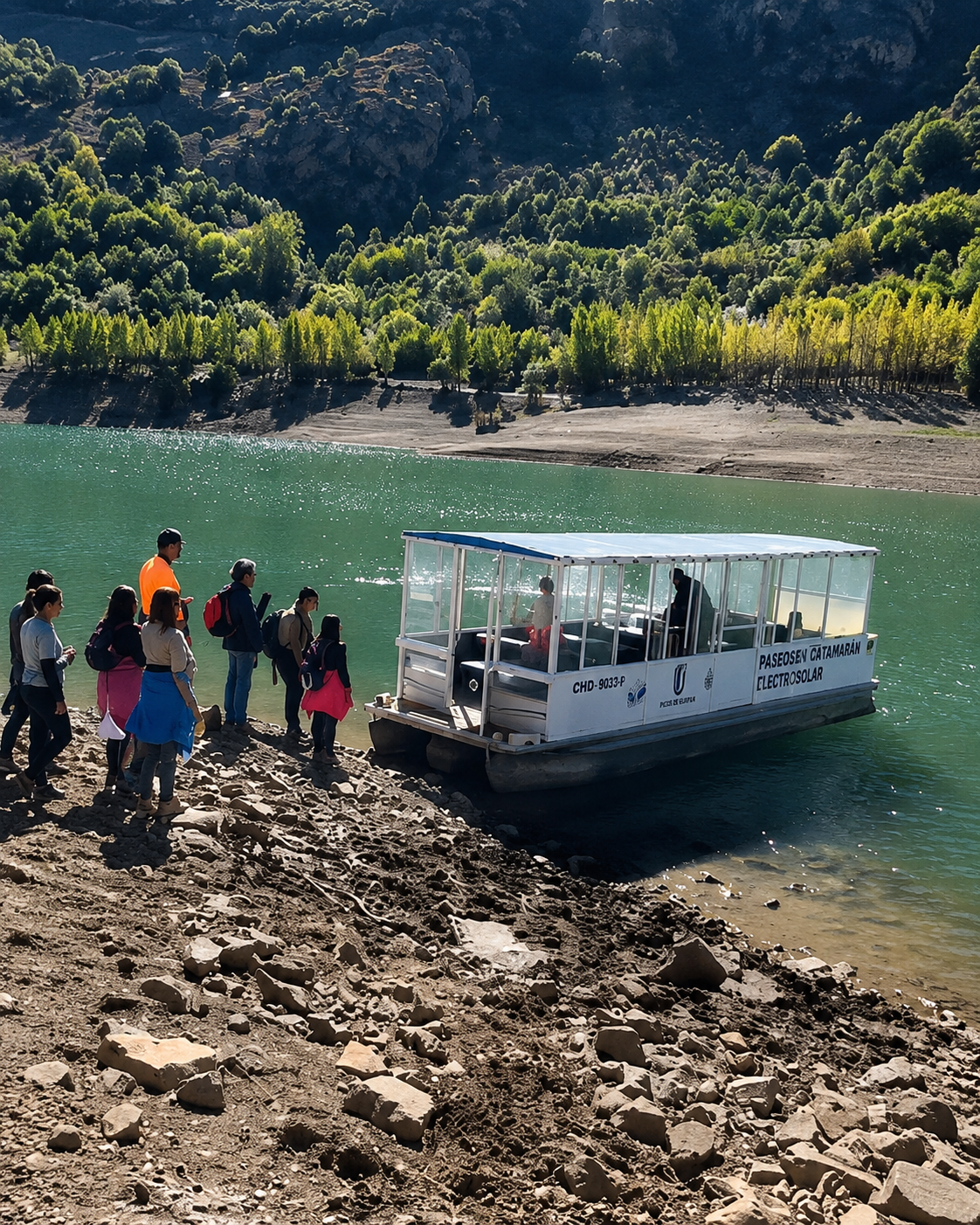 Llegada del barco al Valle de Anciles